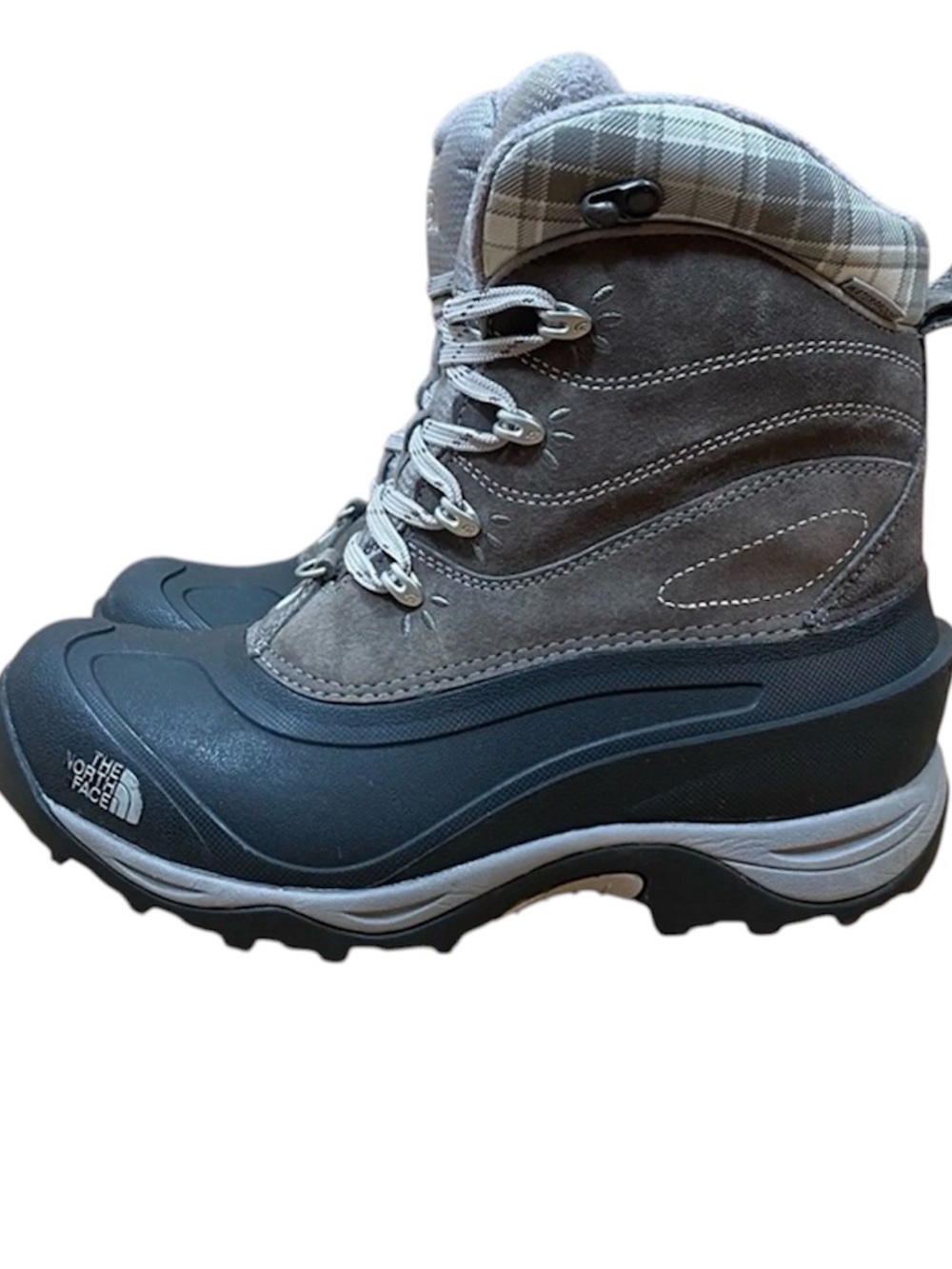 The North Face Women’s Gray and Black Insulated Snow Boots Waterproof 💥 New